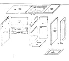 Kenmore 2729639582 cabinet diagram