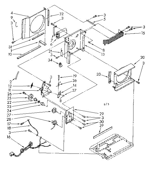 Air flow and control parts