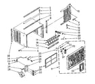 Kenmore 1068760680 cabinet parts diagram