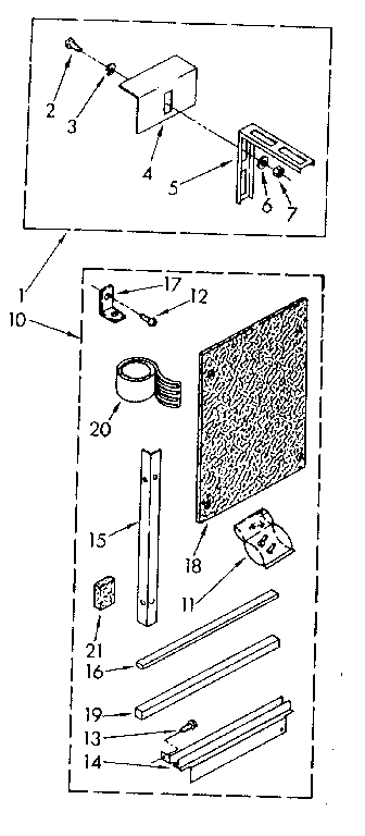 Accessory kit parts