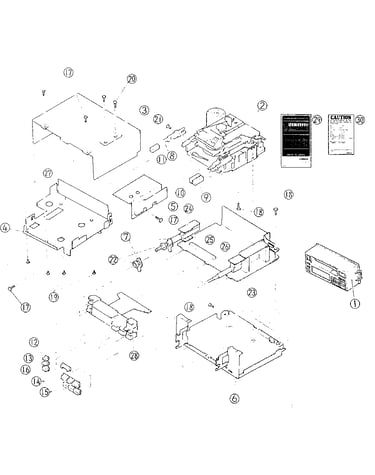 Cassette deck mechanism