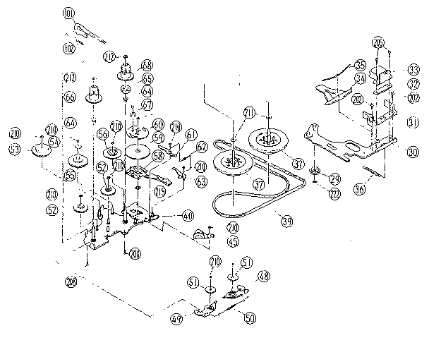 Main gear assembly