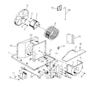 Kenmore 2538750892 electrical system & air handling diagram