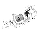 Kenmore 867587310 blower assembly diagram