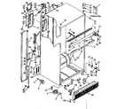 Kenmore 1068670661 cabinet parts diagram