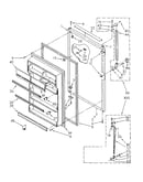 Refrigerator door parts