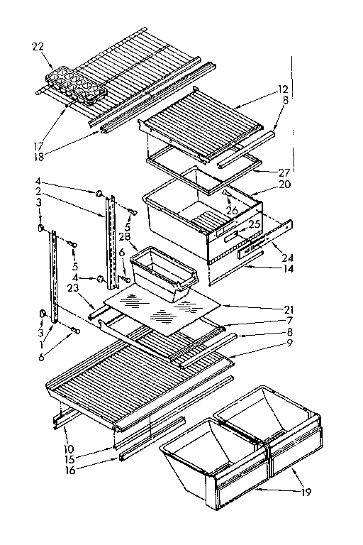 Shelf parts