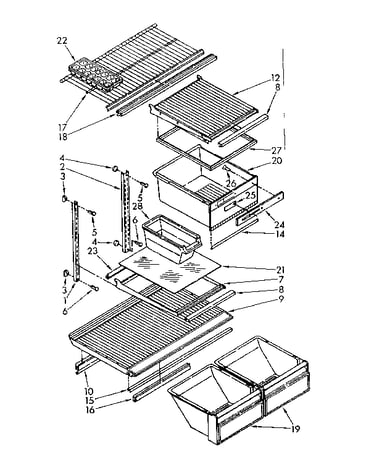 Shelf parts