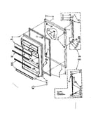 Refrigerator door parts