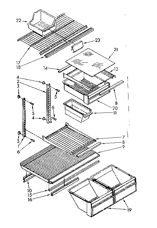 Shelf parts