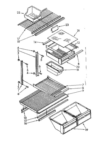 Shelf parts