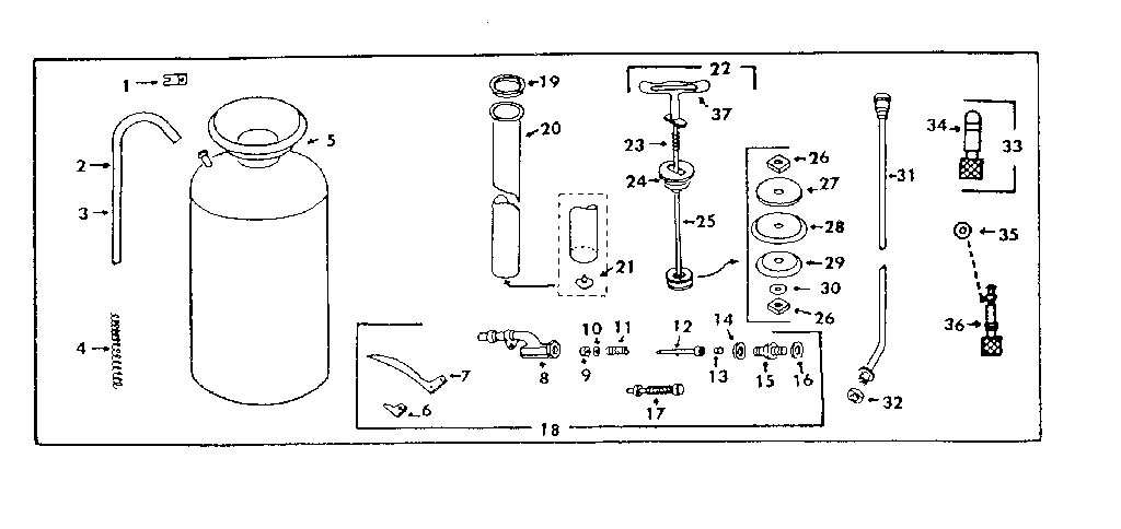 CROSS COUNTRY 6 QT. FUNNEL TOP SPRAYER