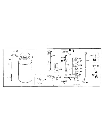 Cross country 6 qt. funnel top sprayer