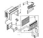 Kenmore 1067790680 cabinet diagram