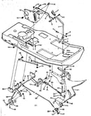 Blade housing suspension