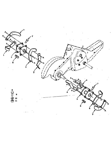 Tine assembly