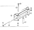 Ramsey RE10000R roller type fairlead diagram