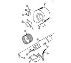 Mortex 87-1208 blower assembly diagram