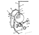 Onan B43M-GA016 gearcase diagram