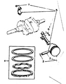 Piston and rod