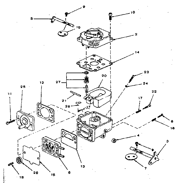 Carburetor (with integral fuel pump) (142-0660)