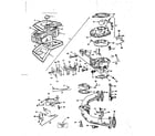 Briggs & Stratton 402707-0184-01 air cleaner and carburetor diagram