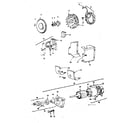 Briggs & Stratton 402707-0184-01 alternator and starter motor group diagram