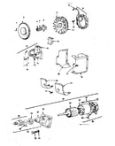 Alternator and starter motor group