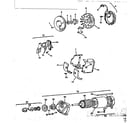 Craftsman 917254320-1987 alternator and starter motor group diagram