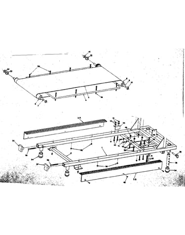 Walking board assembly
