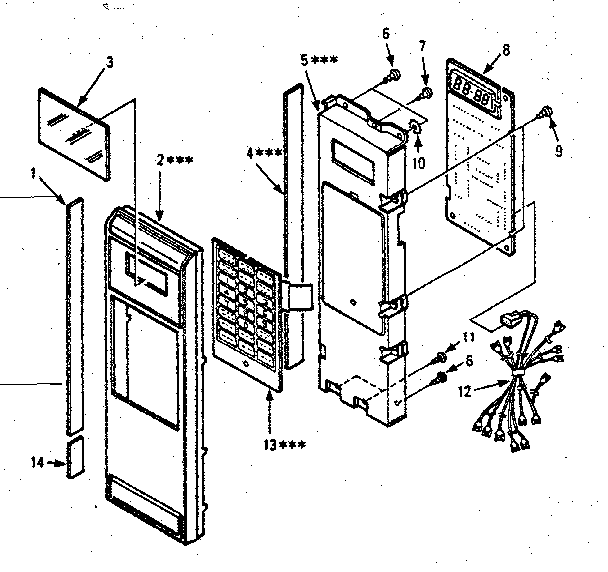 Control panel parts