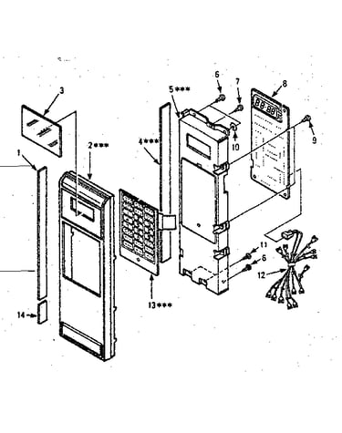 Control panel parts