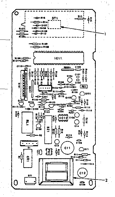 POWER AND CONTROL CIRCUIT BOARD