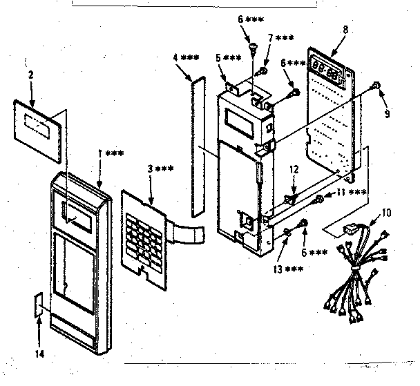 Control panel parts