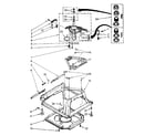 Kenmore 11082427300 machine base parts diagram