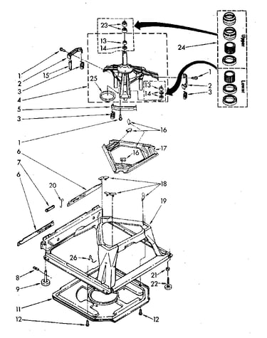 Machine base parts