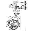 Kenmore 11082670800 machine base parts diagram