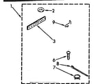 Kenmore 11082467600 miscellaneous parts diagram
