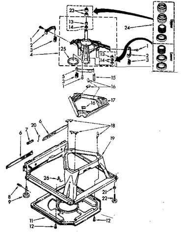 Machine base parts