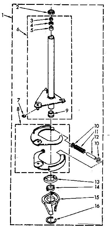 Brake and drive tube