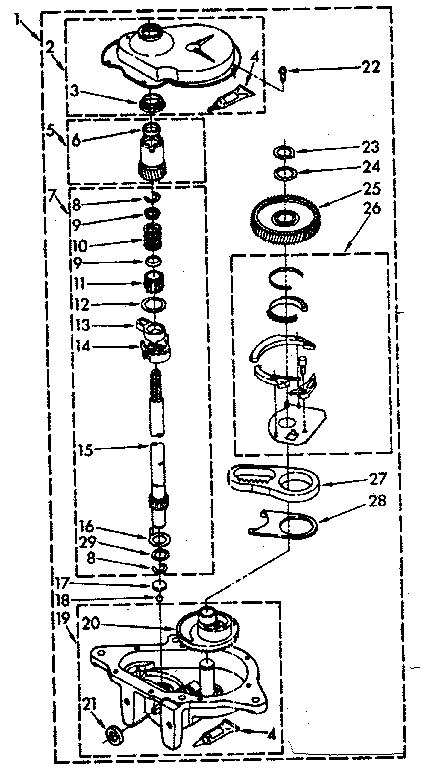 Gearcase parts