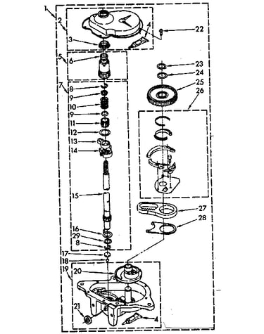 Gearcase parts