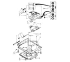 Kenmore 11082670810 machine base parts diagram