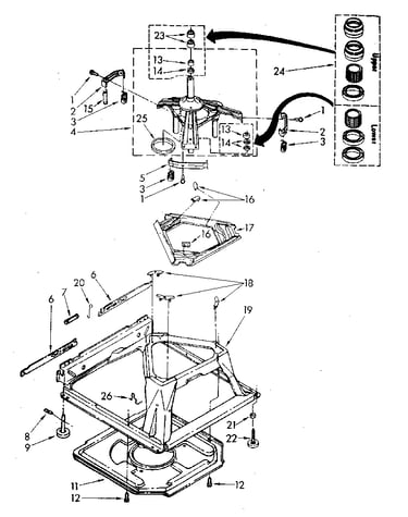 Machine base parts