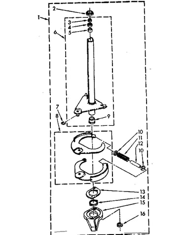 Brake and drive tube parts