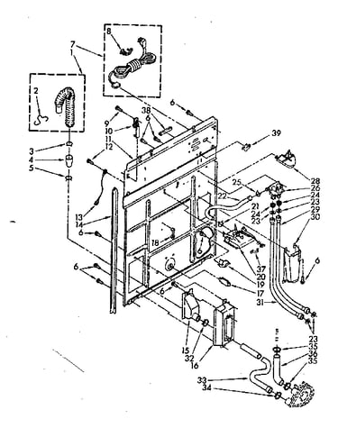 Rear panel parts