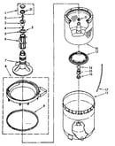 Agitator, basket and tub parts