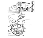 Kenmore 11082672800 machine base parts diagram