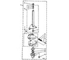 Kenmore 1108272700 brake and drive tube parts diagram
