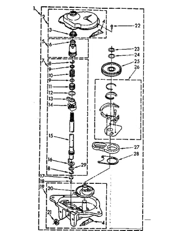 Gearcase parts